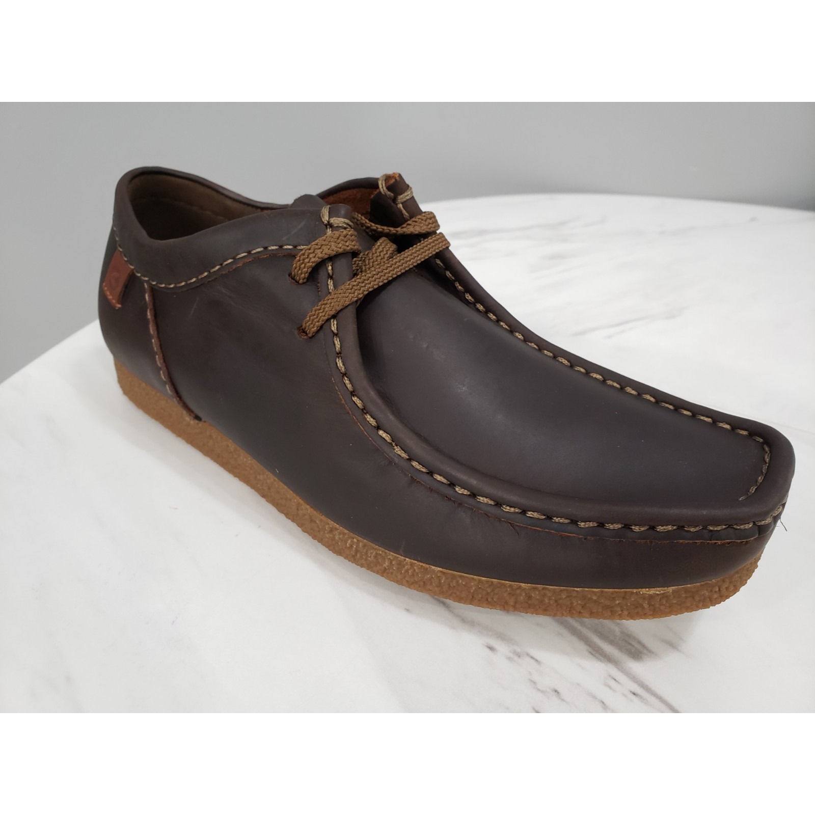 New No Box Clarks Mens Shacre Ii Run Dark Brown Shoes - Size 7 - Beeswax